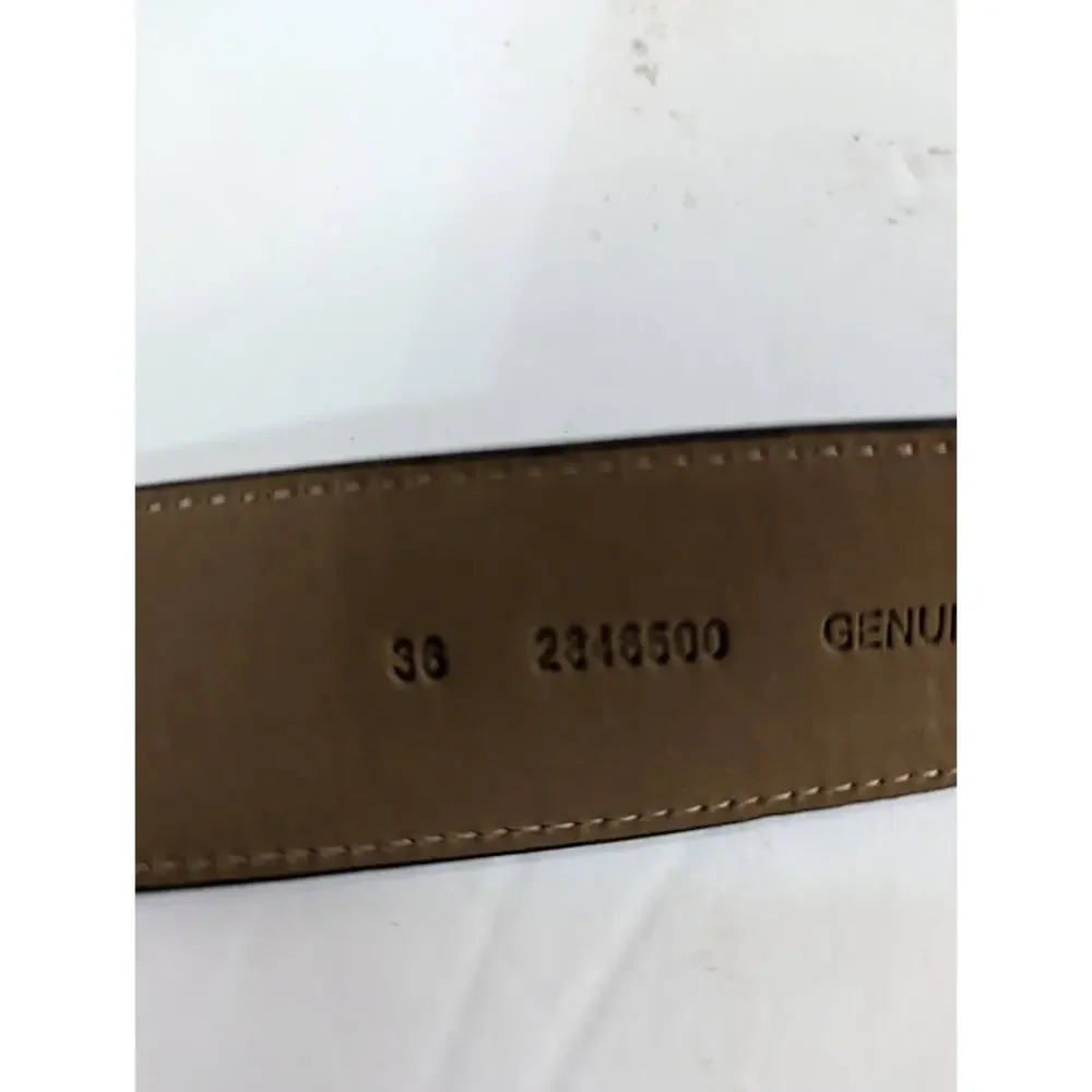 Men's Brown Size 36 Leather Belt Business Work